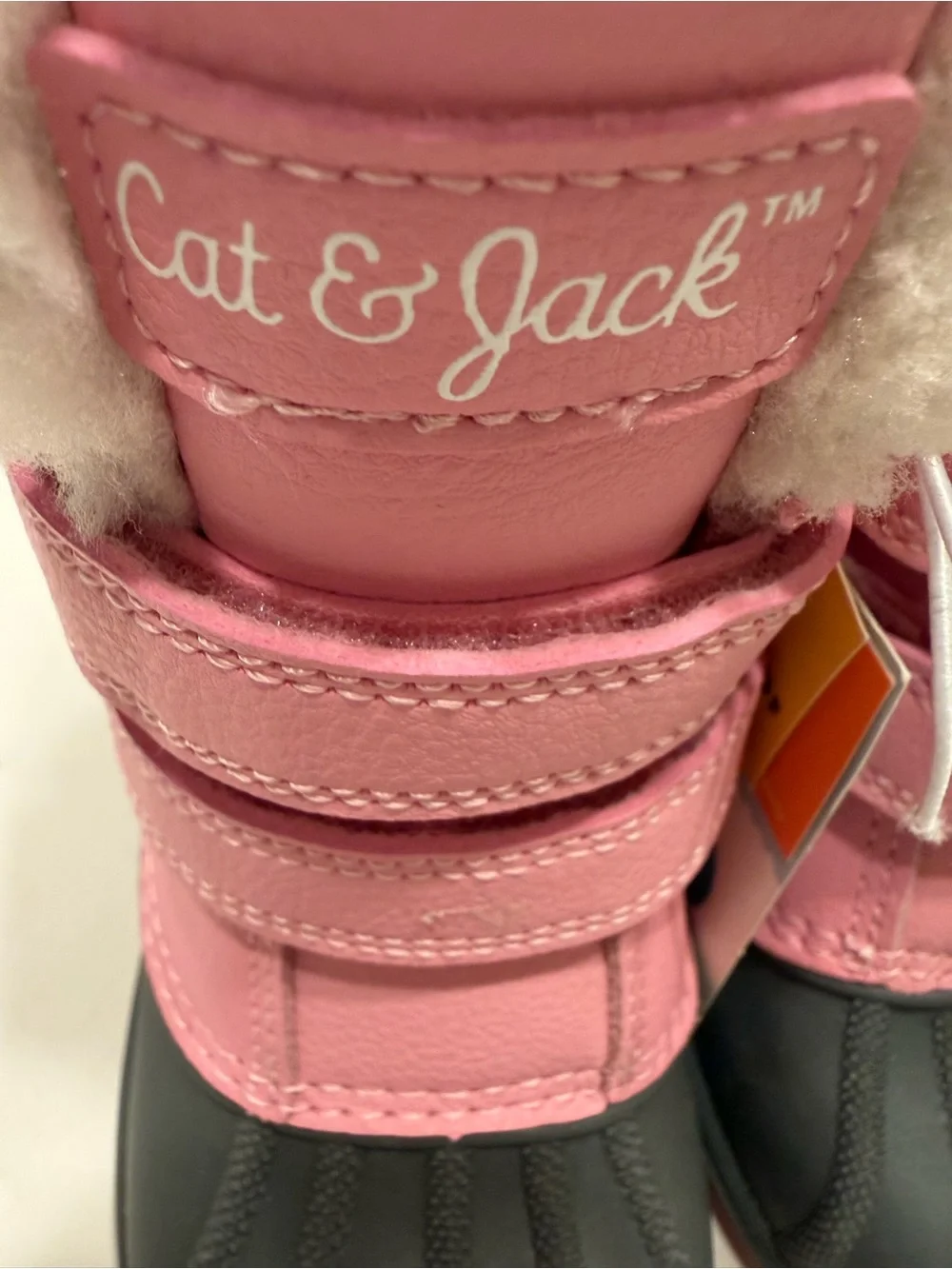 Cat & Jack Pink Winter Boots Waterproof, Size 8 Toddler Girl
